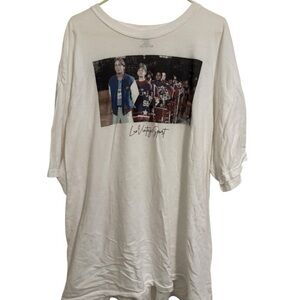 LuxVintageSport D2 Mighty Ducks Graphic Tee White 3XL